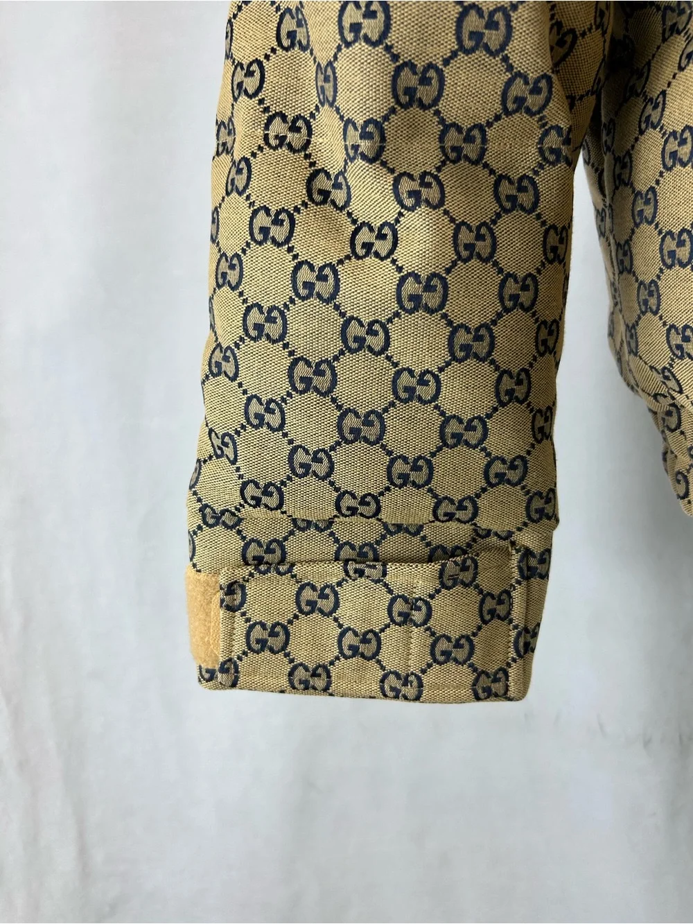 Gucci Gg Canvas Goose Down Jacket